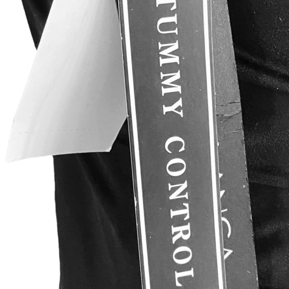 La Blanca Goddess Swimsuit One Piece Back Cutout One Shoulder Black Tummy Tight - Picture 5 of 14